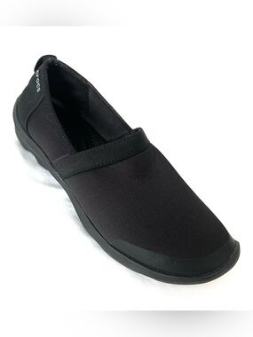 CROCS Women’s Black Slip-On Casual Flat
